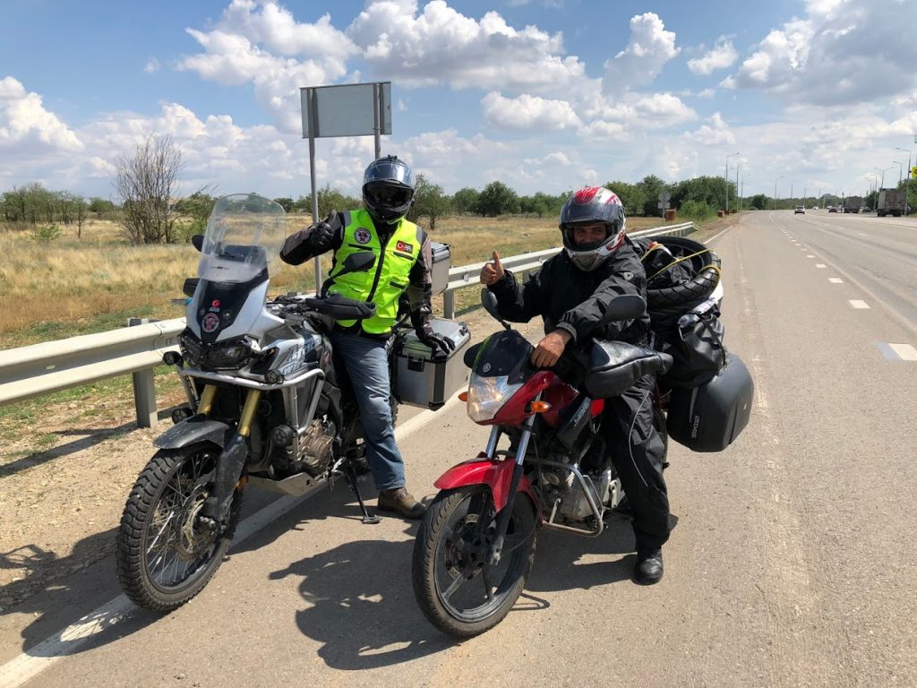 orta asya motosiklet turu rusya ibrahim yaman yamaha ybr 125