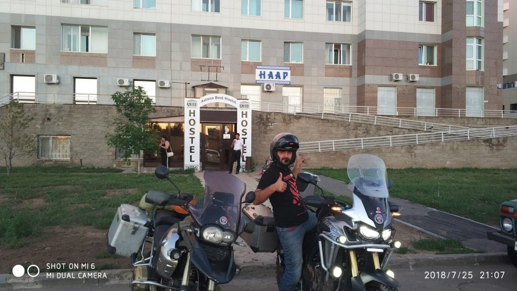 orta asya motosiklet turu kazakistan astana best hostel konaklama